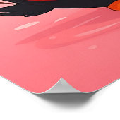 Pinguin-Liebe Valentinstag Poster (Ecke)