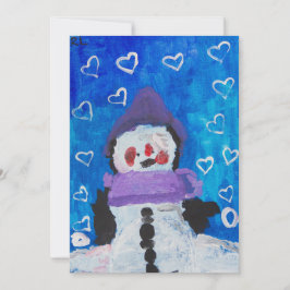 Pinguin Lieben Wintercard Feiertagskarte