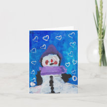 Pinguin Lieben Wintercard