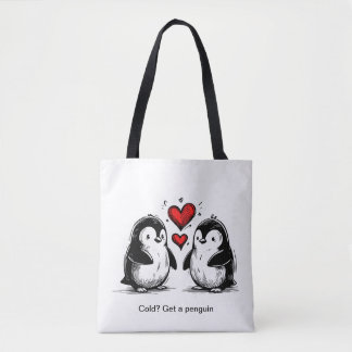 Pinguin-Liebesparade Tasche