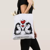 Pinguin-Liebesparade Tasche (Von Nahem)