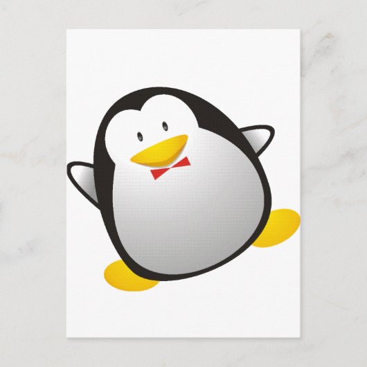 Pinguin Linux-Bildertux Postkarte (Vorderseite)