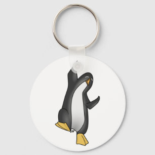 Pinguin-Linux-Smokingbild Schlüsselanhänger
