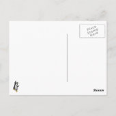 Pinguin-Linux-Tux-Bild Postkarte (Rückseite)