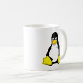 Pinguin Linux Tux Kaffeetasse (VorderseiteRechts)