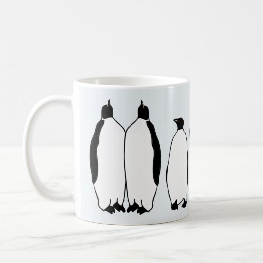 Pinguin Lover Bird Snow Winter Tasse (Links)
