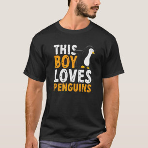 Pinguin Lover Funny Kids This Boy Lieben Pinguine T-Shirt