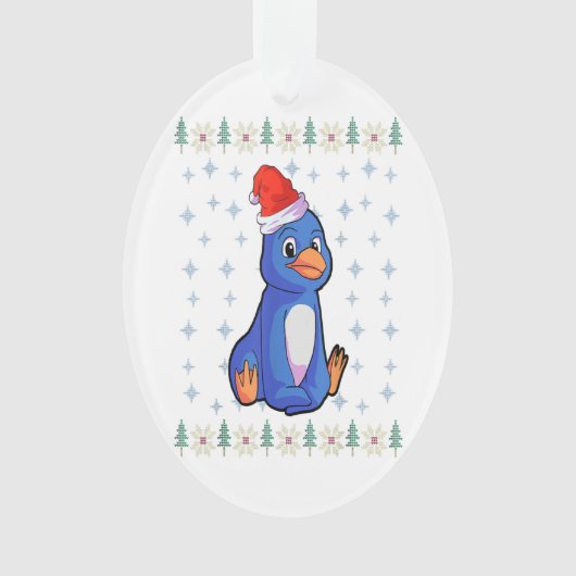 Pinguin Lover Ornament | Zuhause Décoration (Vorderseite)