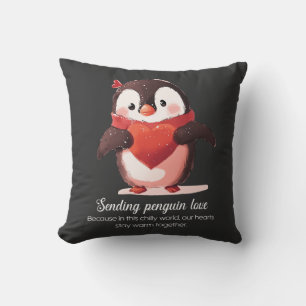 Pinguin Lovers - Valentinstag Special Kissen