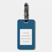 Pinguin Luggage Tags Gepäckanhänger (Rückseite vertikal)