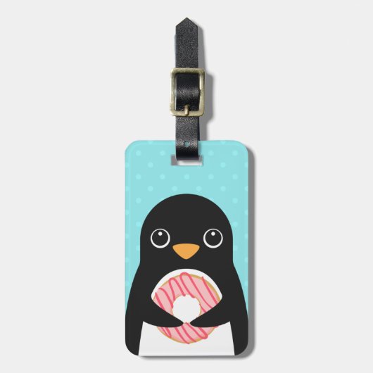 Pinguin Luggage Tags Gepäckanhänger (Vorderseite vertikal)