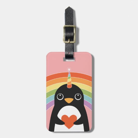 Pinguin Luggage Tags Gepäckanhänger (Vorderseite vertikal)