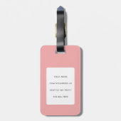 Pinguin Luggage Tags Gepäckanhänger (Rückseite vertikal)