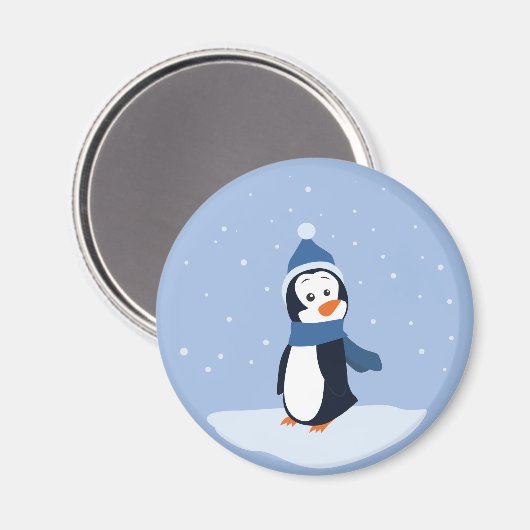 Pinguin Magnet (Vorderseite/Rückseite)