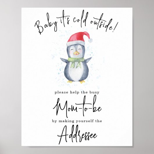 Pinguin - Mama des Empfängers Poster (Vorne)