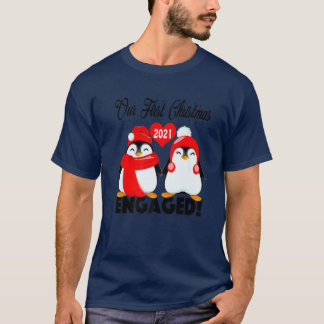 Pinguin Matching Paares Unser erstes Weihnachtsfes T-Shirt