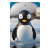 Pinguin Mini Klemmbrett (Rückseite)