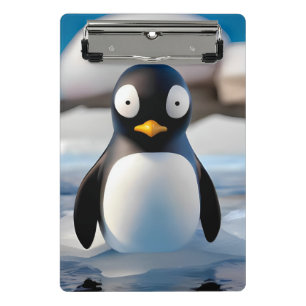 Pinguin Mini Klemmbrett