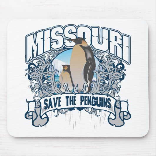 Pinguin Missouri Mousepad (Vorne)