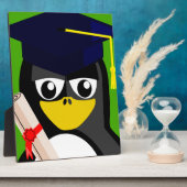 PINGUIN MIT ABSCHLUSSHUT FOTOPLATTE (Seite)