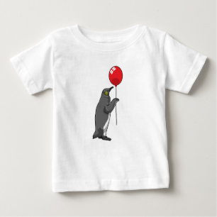 Pinguin mit Balloon Baby T-shirt
