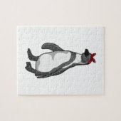 Pinguin mit Bandana Puzzle (Horizontal)