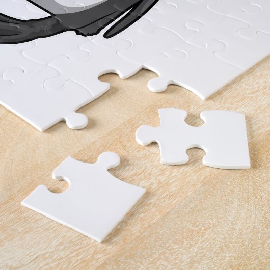 Pinguin mit Bandana Puzzle (Seite)