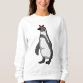 Pinguin mit Bandana Sweatshirt (Vorderseite)
