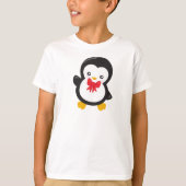 Pinguin mit Bow-Krawatte, Niedlicher Pinguin, Klei T-Shirt (Vorderseite)