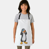 Pinguin mit Brille Schürze (Insitu)