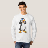 Pinguin mit Brille T-Shirt (Vorne ganz)