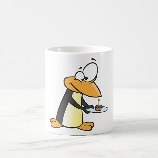 Pinguin mit Cupcake-Tasse Kaffeetasse