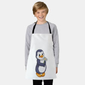 Pinguin mit Daisy Schürze (Getragen)