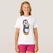 Pinguin mit Daisy T-Shirt (Vorne ganz)