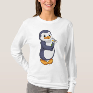 Pinguin mit Daisy T-Shirt