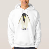 Pinguin mit Ei Hoodie (Vorderseite)