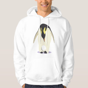 Pinguin mit Ei Hoodie