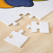 Pinguin mit Eiscreme Puzzle (Seite)
