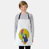 Pinguin mit Eiscreme Schürze (Getragen)