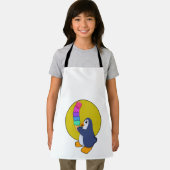 Pinguin mit Eiscreme Schürze (Insitu)