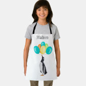 Pinguin mit farbenfrohen Balloons Schürze (Insitu)