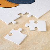 Pinguin mit Fisch Puzzle (Seite)