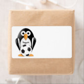 Pinguin mit Fußball (Insitu)