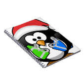Pinguin mit Geschenken Notizblock (Rechte Seite)