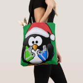 Pinguin mit Geschenken Tasche (Von Nahem)