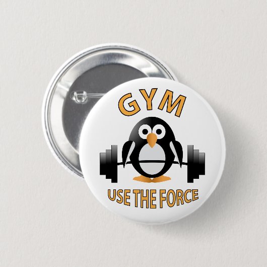 Pinguin mit Grill Button (Vorne & Hinten)