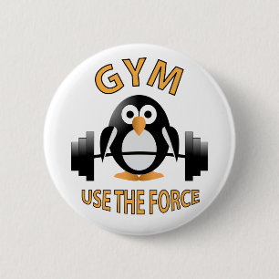 Pinguin mit Grill Button