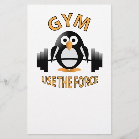 Pinguin mit Grill Flyer (Vorne)