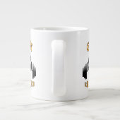 Pinguin mit Grill Jumbo-Tasse (Rückseite)