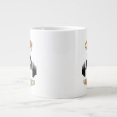 Pinguin mit Grill Jumbo-Tasse (Vorderseite)